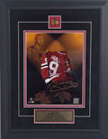 Bobby Hull 8 x 10 Tribute Photo autographed and framed