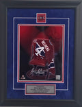 Jean Beliveau SIgned Tribute 8 x 10 Framed