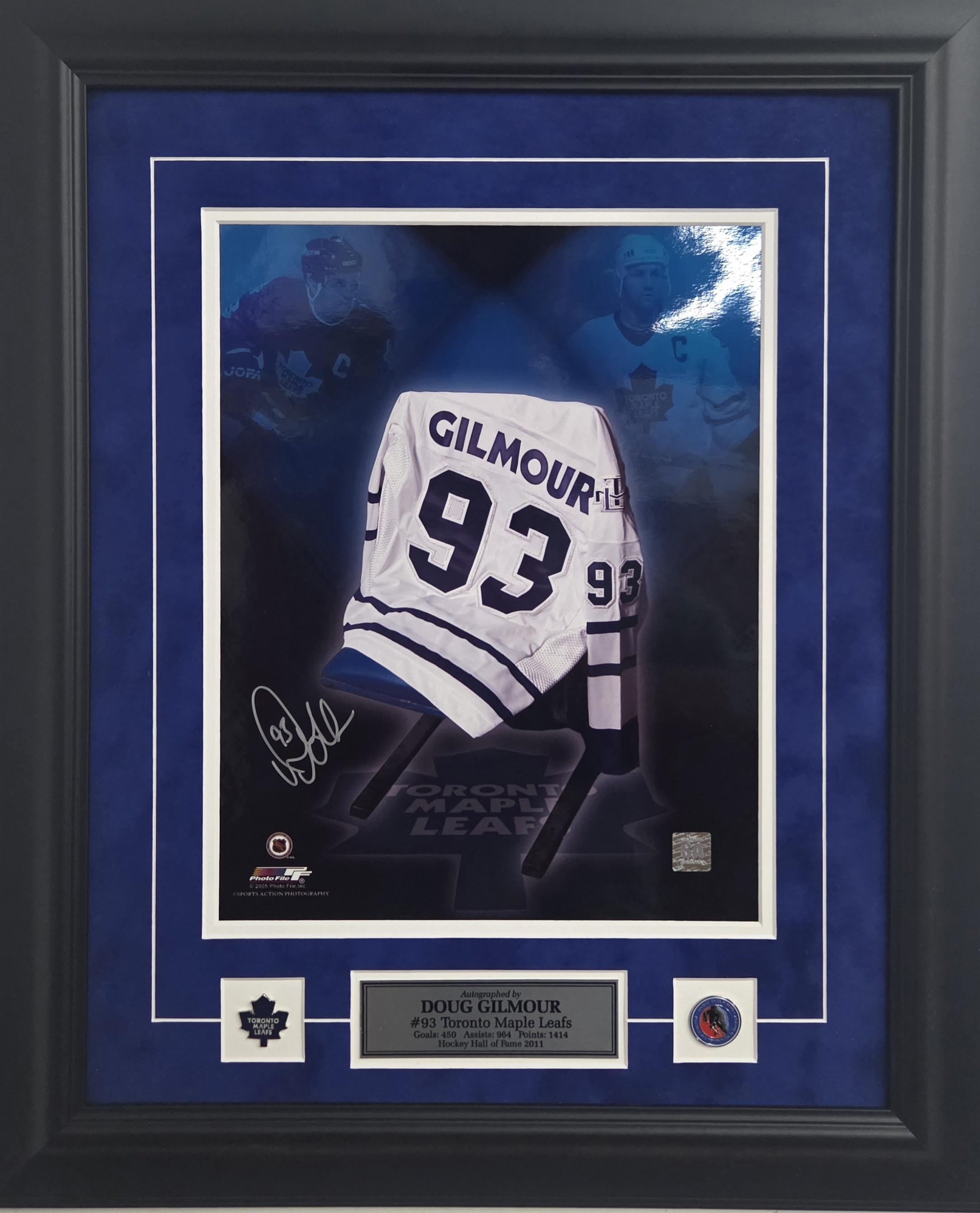 Doug Gilmour Autographed 11 x 14 Tribute