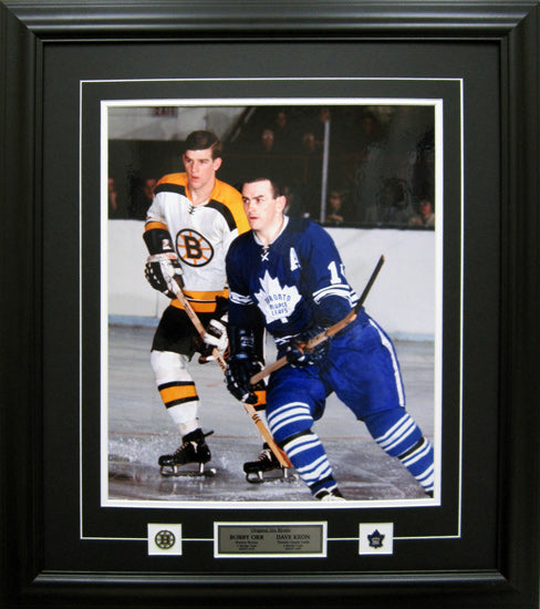 Bobby Orr and Dave Keon