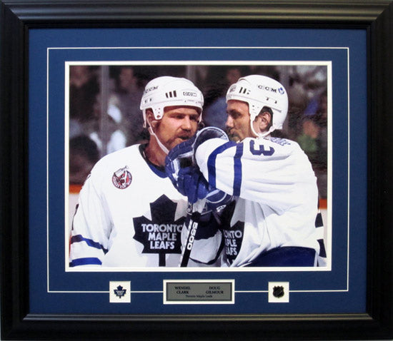 Doug Gilmour and Wendel Clark