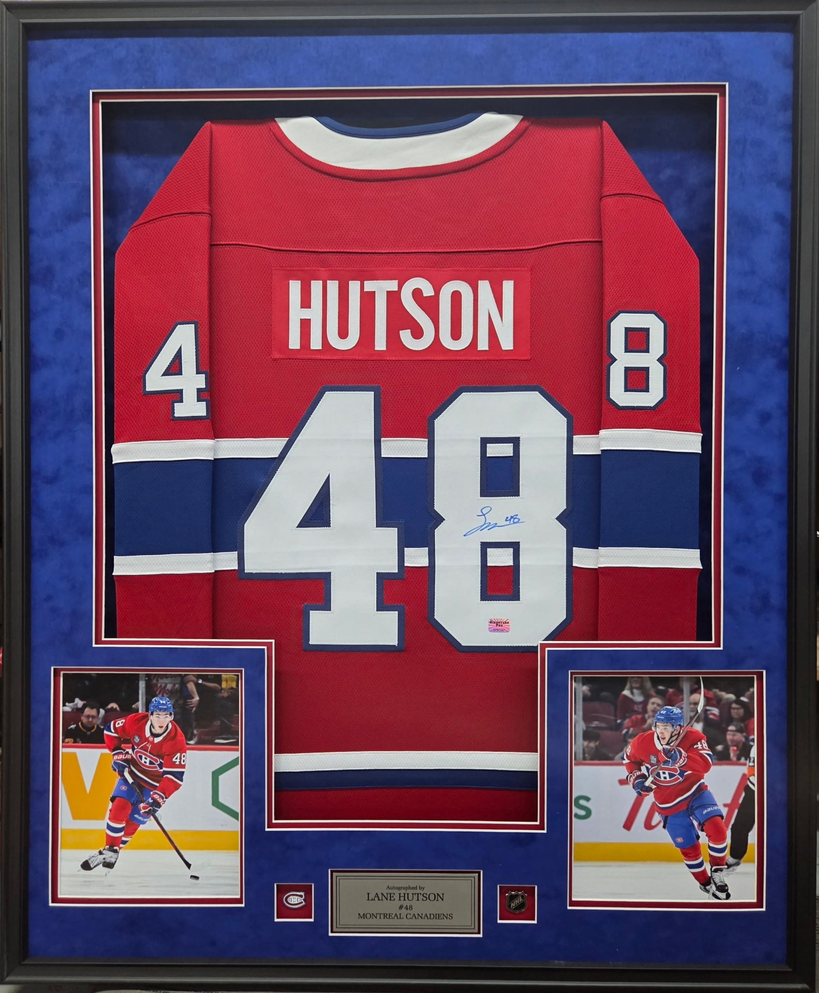 Lane Hutson Signed Jersey