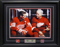 Steve Yzerman and Gordie Howe