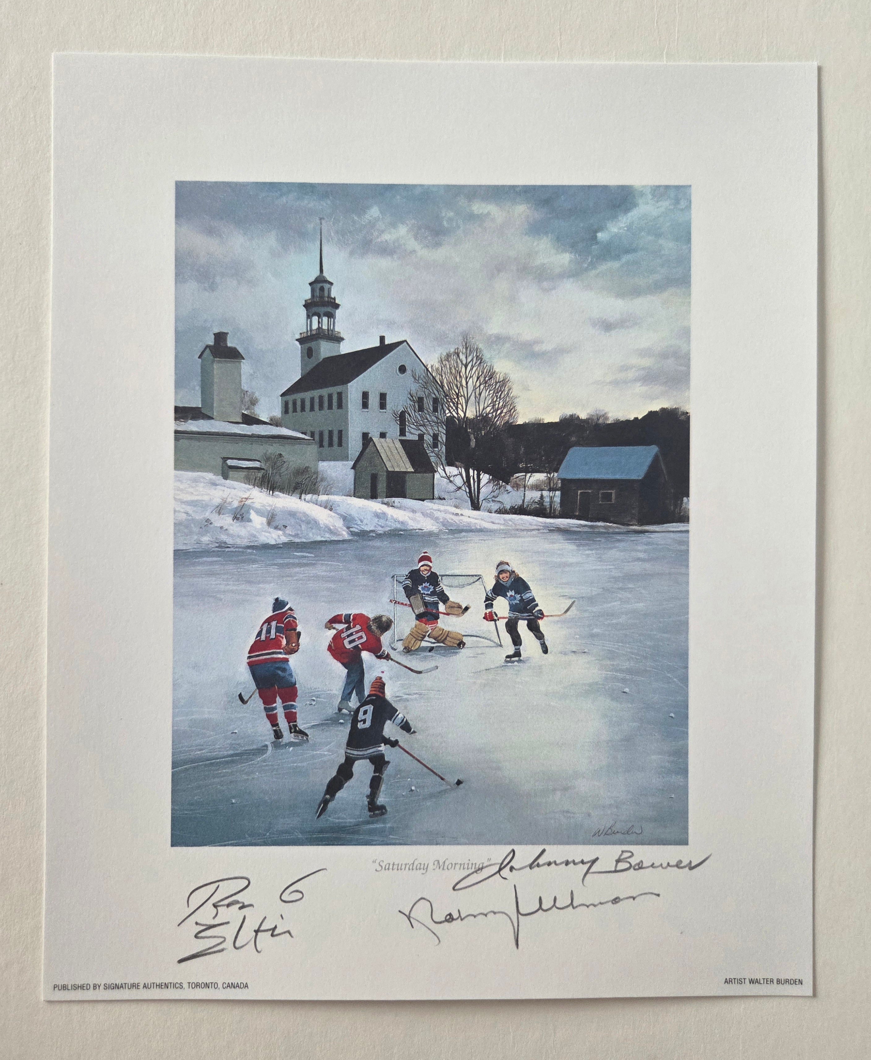 Saturday Morning - Autographed By Ron Ellis, Johnny Bower, Norm Ullman