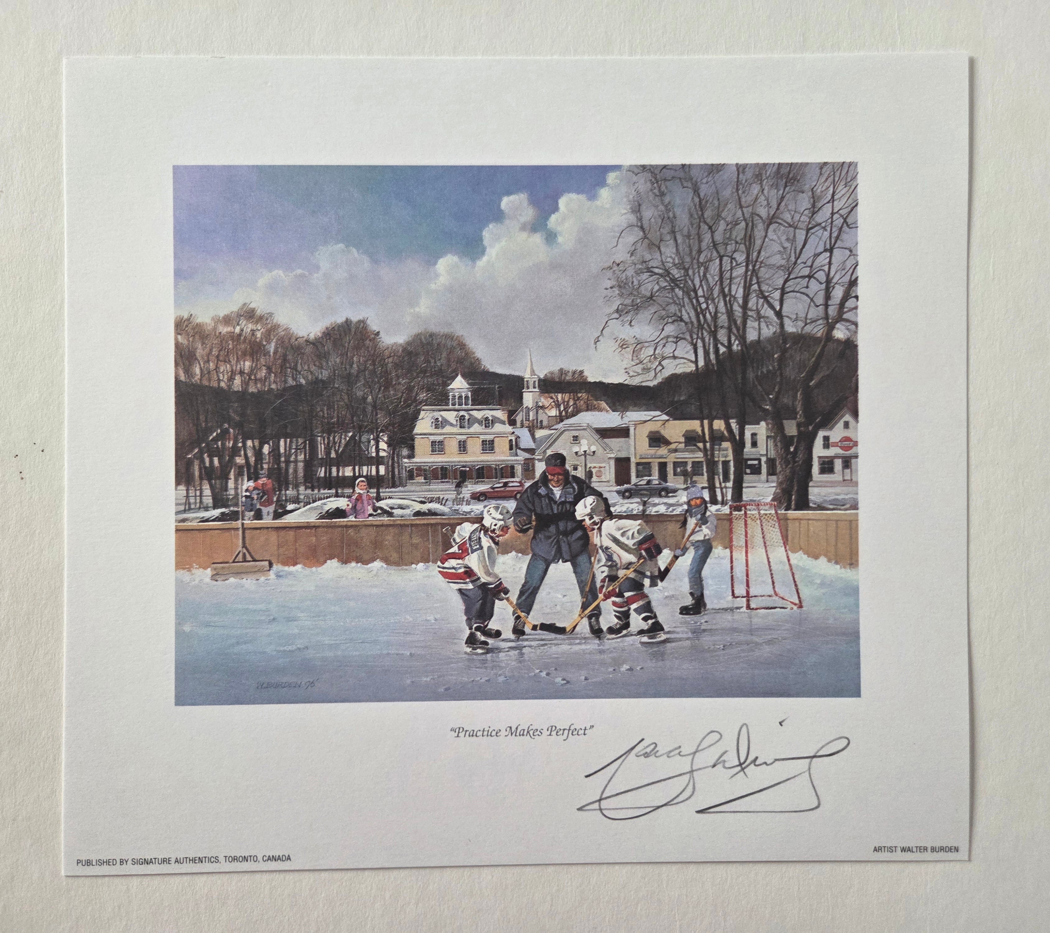 Practice Makes Perfect - Autographed by Marcel Dionne