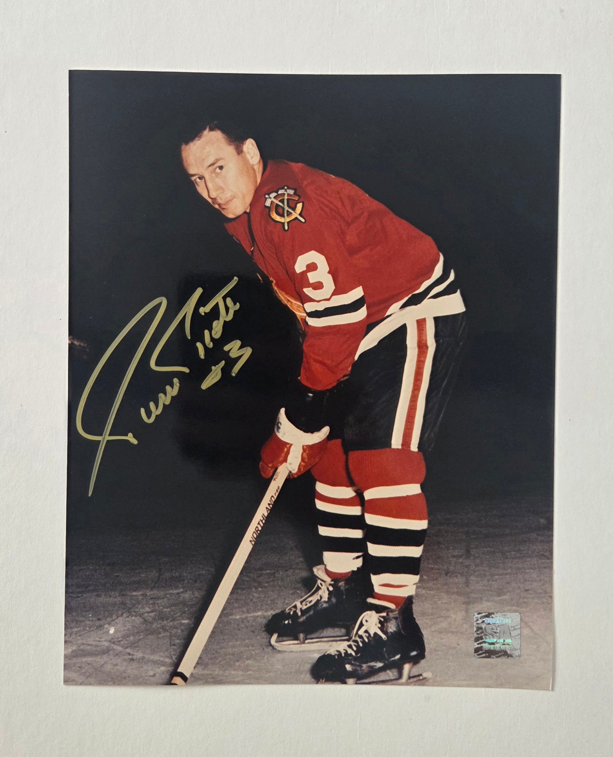Pierre Pilote - Signed Photo  8 x 10