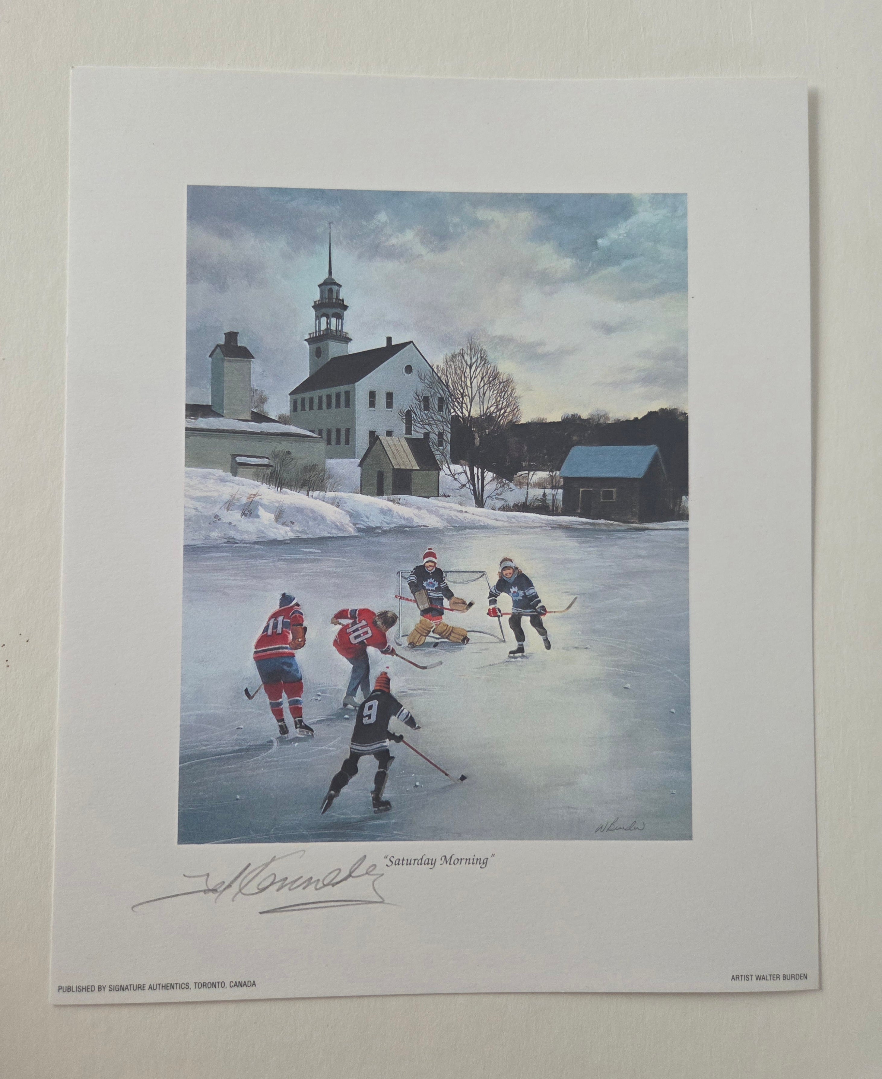 Saturday Morning - Autographed By Ted Kennedy