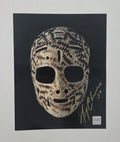 Gerry Cheevers - Autographed Mask Photo  8 x 10