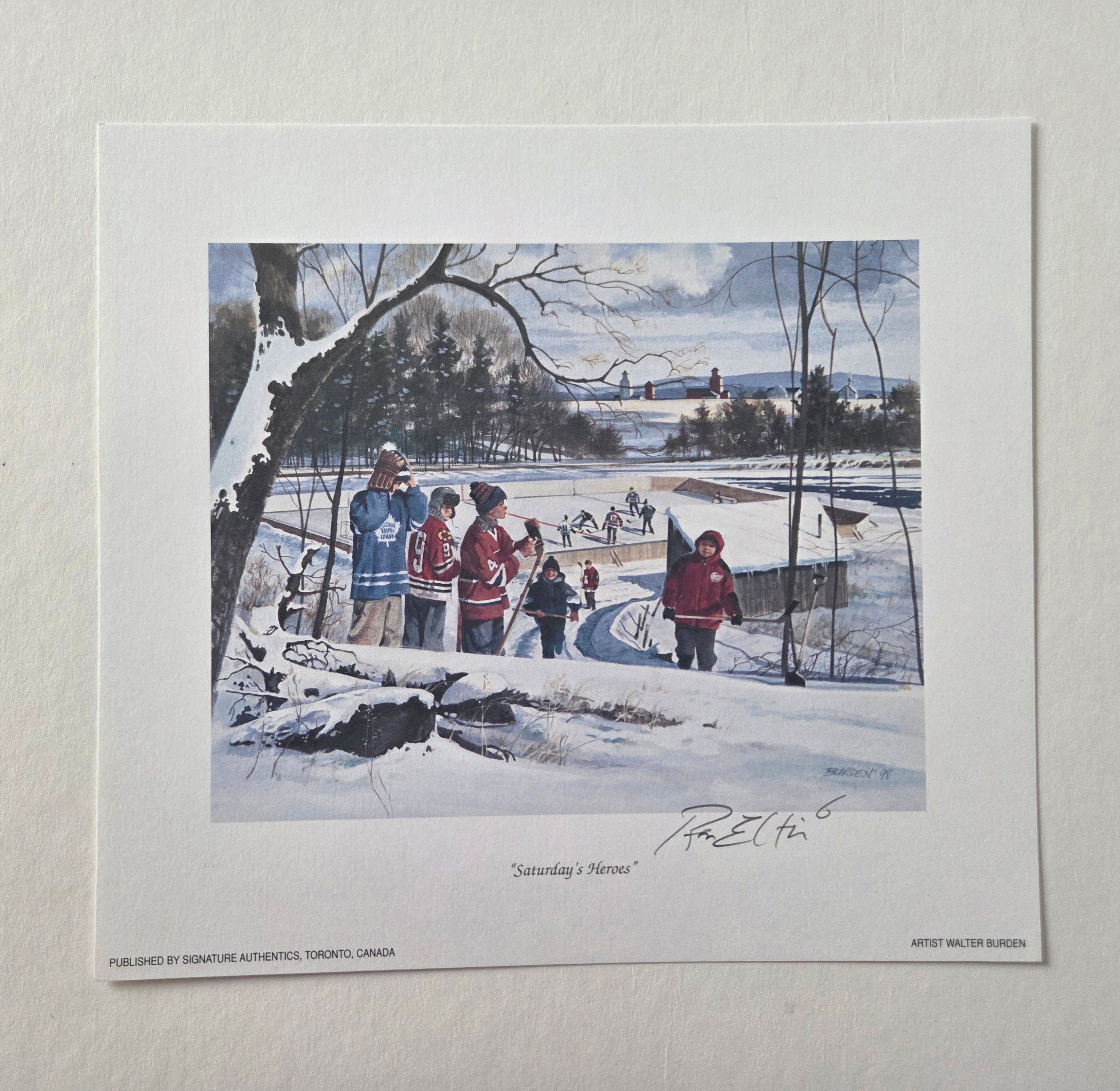 Saturdays Heroes - Autographed By Ron Ellis