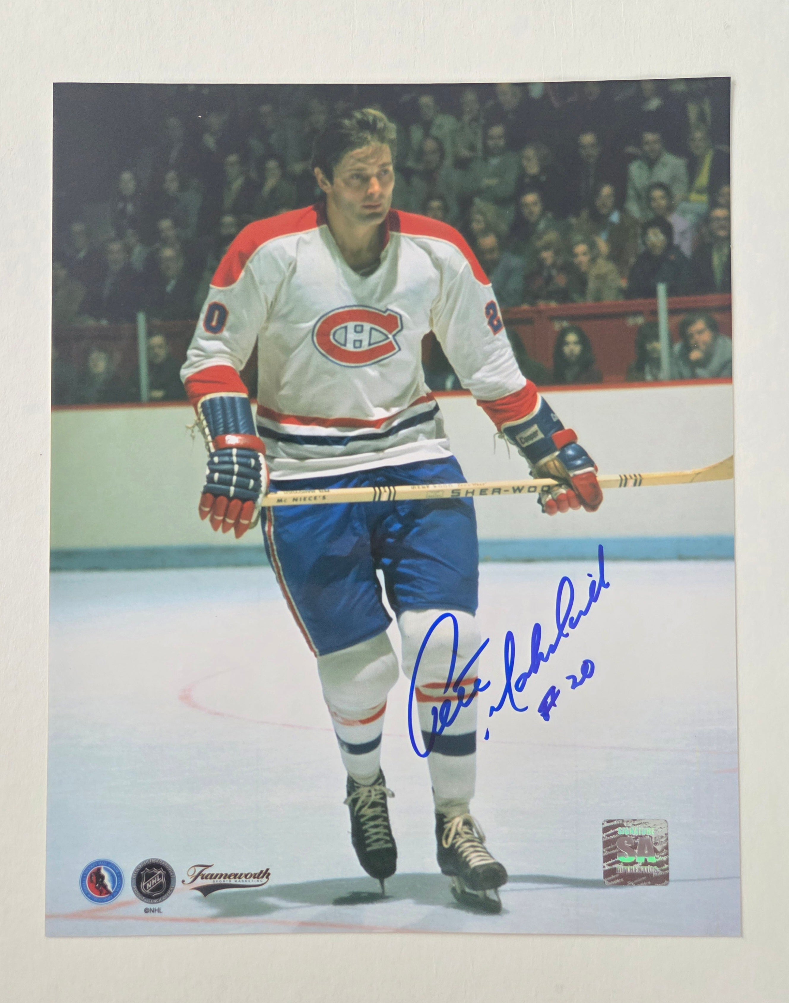 Pete Mahovlich - Signed Photo  8 x 10